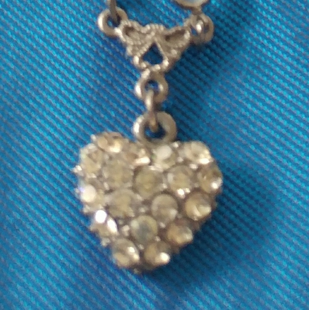 Rare 1928 Heart Pendant Necklace - Picture 7 of 9